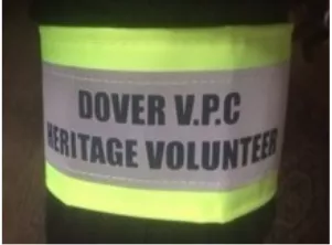 Dover VPC Heritage Volunteer armbands