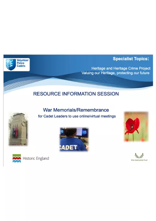VPC War Memorials Heritage Challenge
