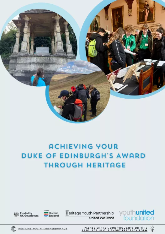 Cover of DoFE through heritage pdf